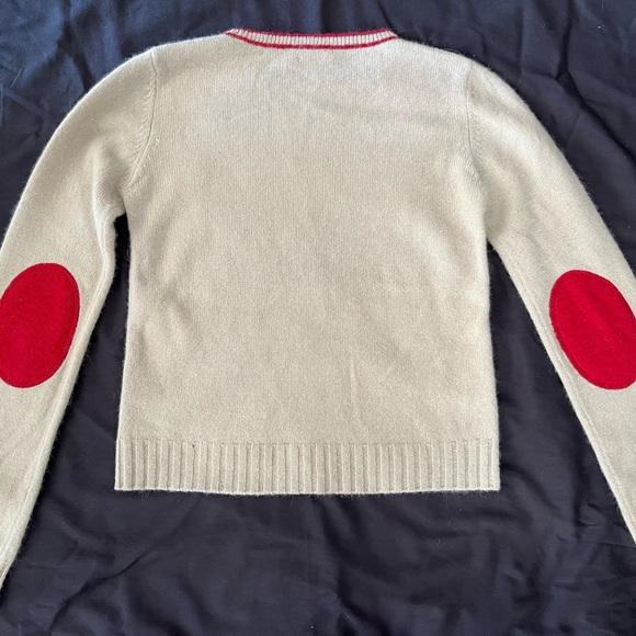 Y2K KOOKAI no heels beige brown sweater red heels / 90s jumper / vintage wool - Picture 2 of 7